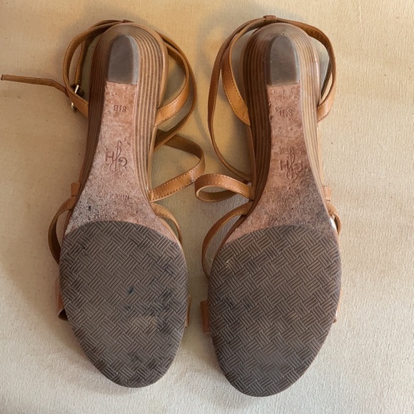 Tan Cole Haan Nike Air wedge sandals - Picture 3 of 4
